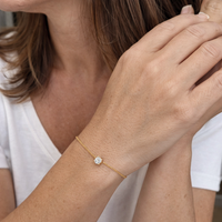 Caroline Moissanite Stone Bracelet