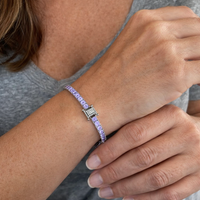 Amethyst Tennis Bracelet
