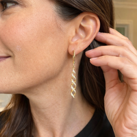 Ava Shimmer Twist Earrings