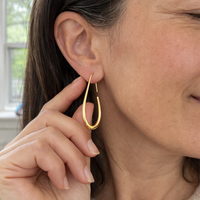 Sunlit Hoop Earrings