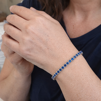Sapphire Tennis Bracelet