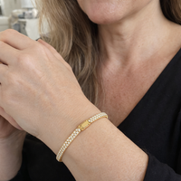 Pavé Cuban Bracelet