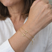 Radiant Heart Bracelets