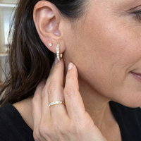 Dara Brillane Stone Earring Set