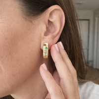 Colorwave Hoop Earrings