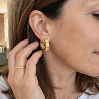 Classic Embossed Earrings