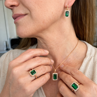 Sylvara Greenveil Jewelry Set
