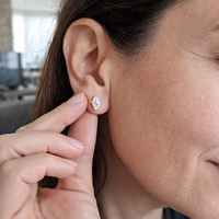 Pear Cut Stud Earrings