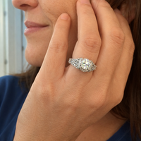 Exquisite Crystal Ring