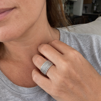 Moonveil Layered Ring