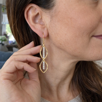 Sunbeam Spiral Earrings