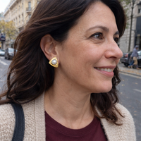 Exquisite Pearl and Gold Earrings