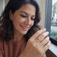 Rose Gold Cat Ring