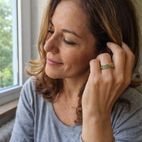 Emerald Flow Ring