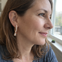Radiant Layers Crystal Earrings