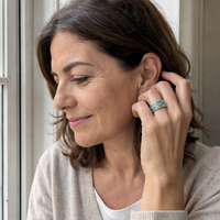 Seasilver Wave Ring