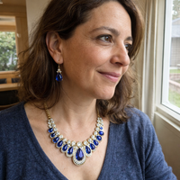 Maevina Sapphires Jewelry Set