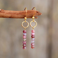 Natural Jasper Stone Earrings