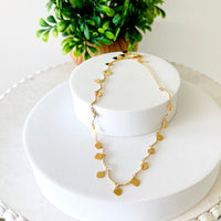 Melita Dangle Heart Choker Necklace