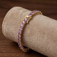 Amethyst Tennis Bracelet
