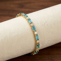 Natural Turquoise Stone Bracelet