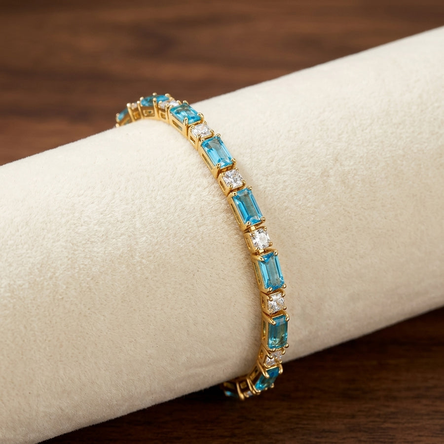 Natural Turquoise Stone Bracelet