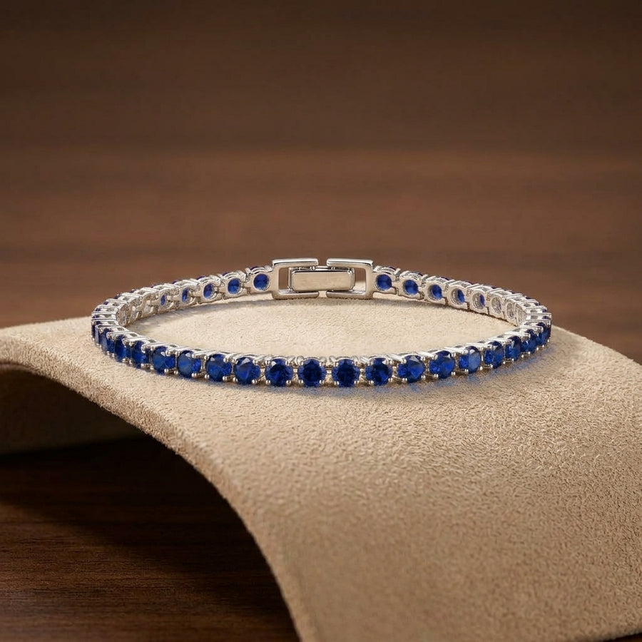Sapphire Tennis Bracelet