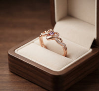 Violetheart Gold and Silver Ring