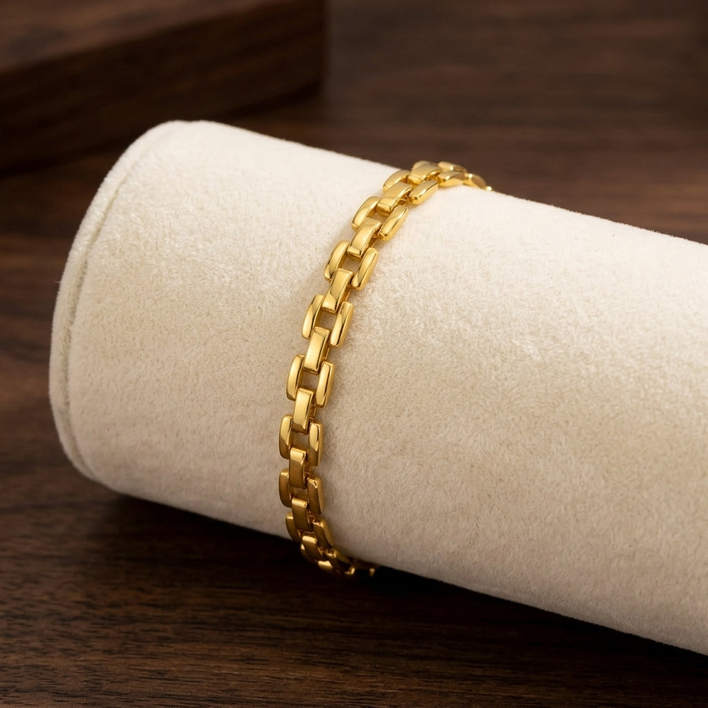 Chain Bracelet with Watch