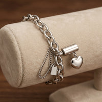 Chunky Heart Bracelet