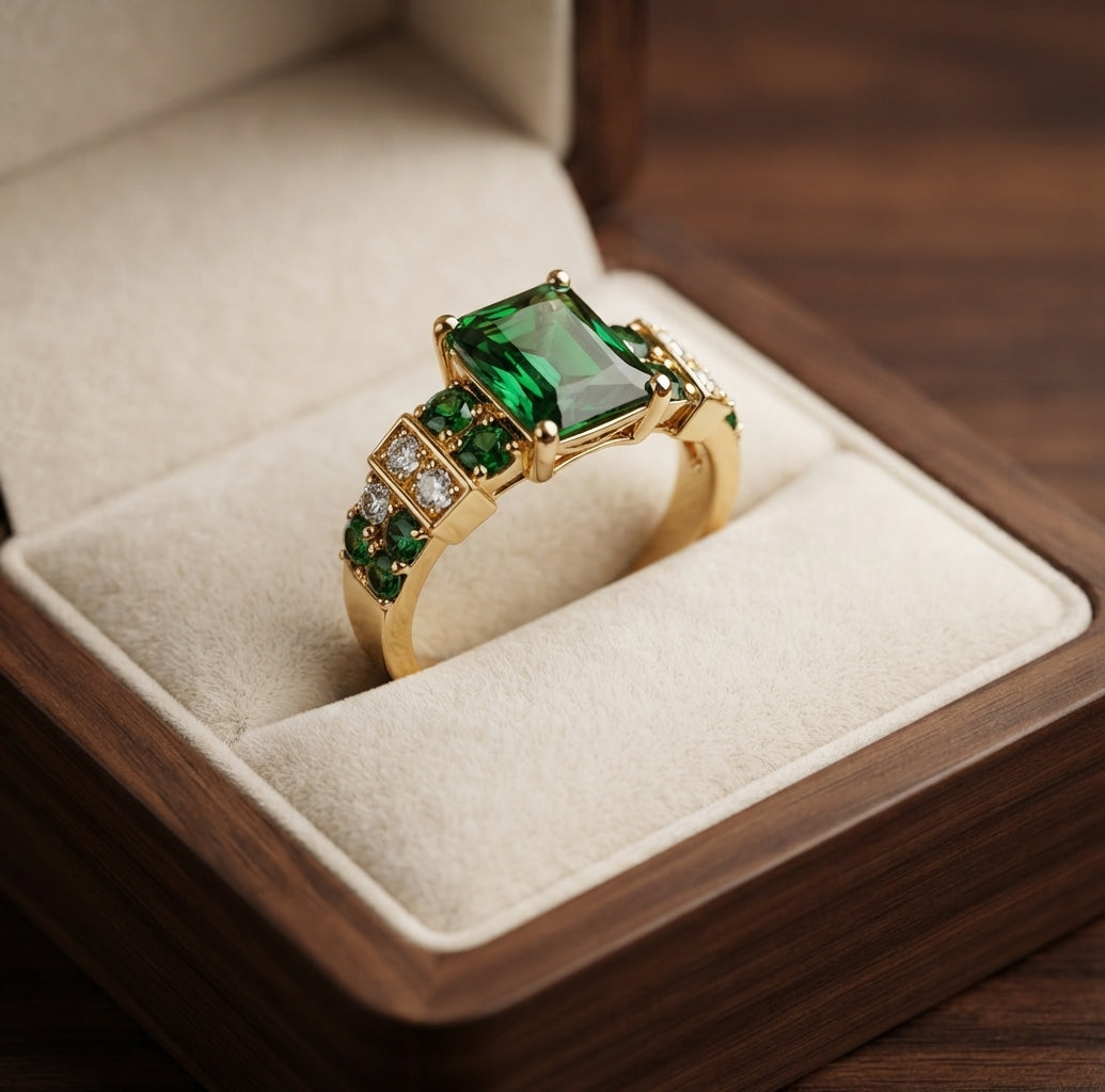 Exquisite Emerald Ring