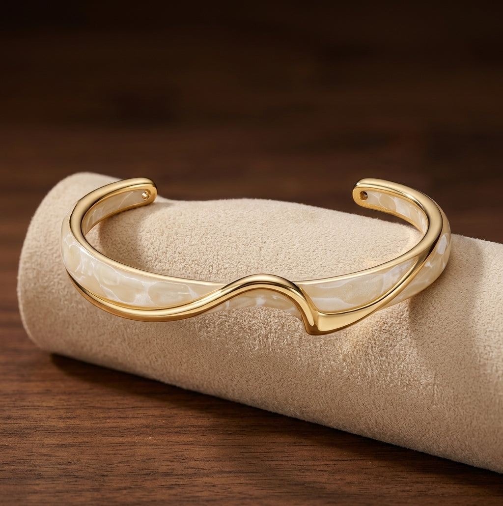 Golden Glow Opal Bracelet