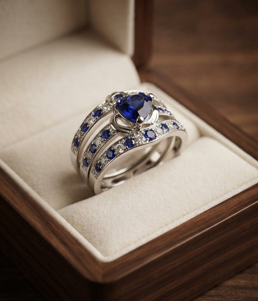Eternal Lux Azura Ring Set