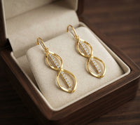 Sunbeam Spiral Earrings