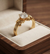 Knotted Band Statement Ring