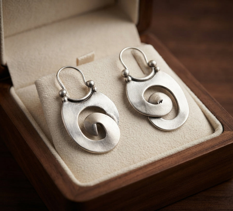 Antique Irregular Shape Earrings