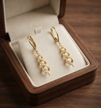 Ava Shimmer Twist Earrings