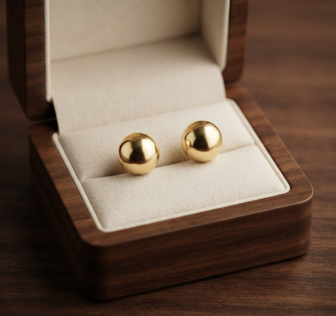 Have a Ball Stud Earrings