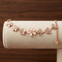 Antique Rose Flower Bracelet