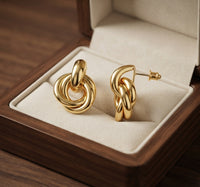 Interlocking Statement Earrings