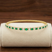Emerald Trio Tennis Bracelet