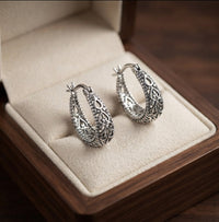 Antique Openwork Basket Earrings
