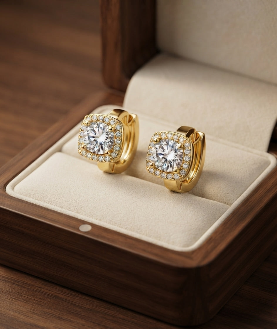 Nadine Square Earrings