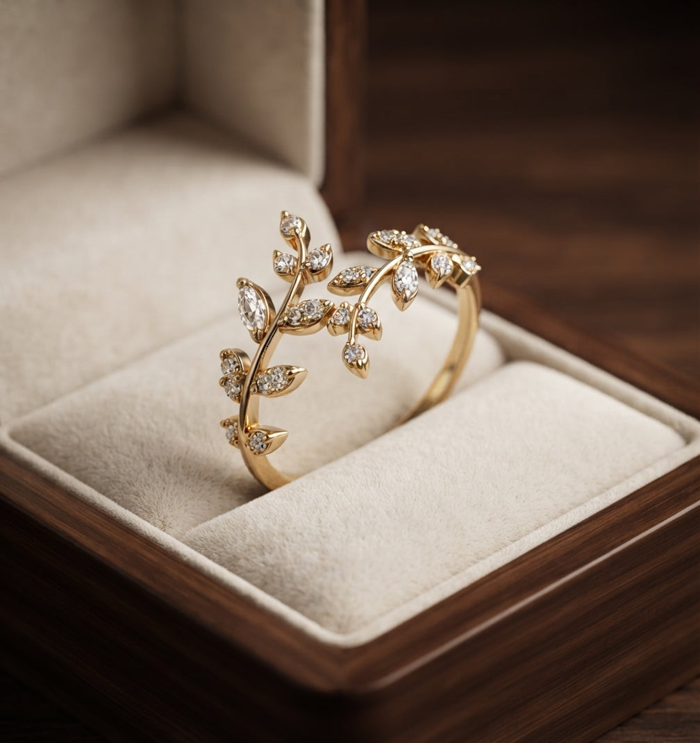 Elegant Vine Ring