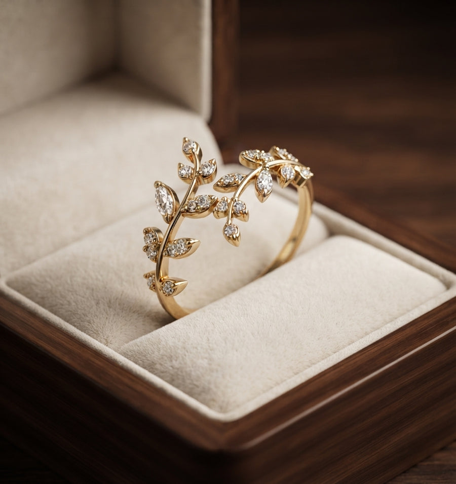 Elegant Vine Ring