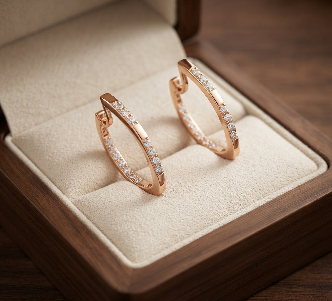Exquisite Zirconia Earrings