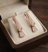 Radiant Layers Crystal Earrings