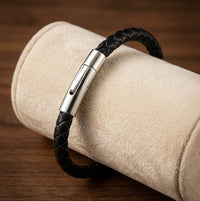 Valor Braided Leather Bracelet