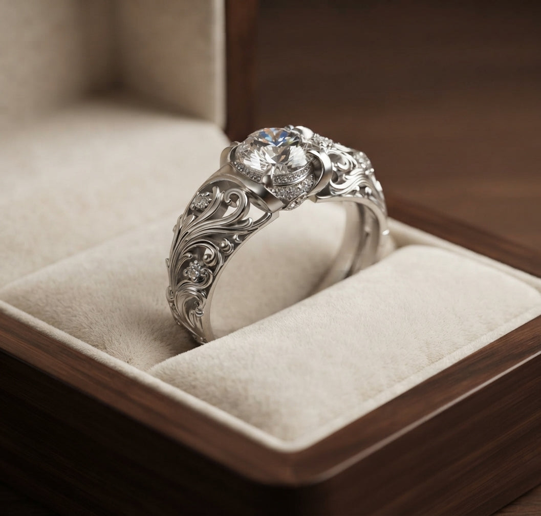Exquisite Crystal Ring