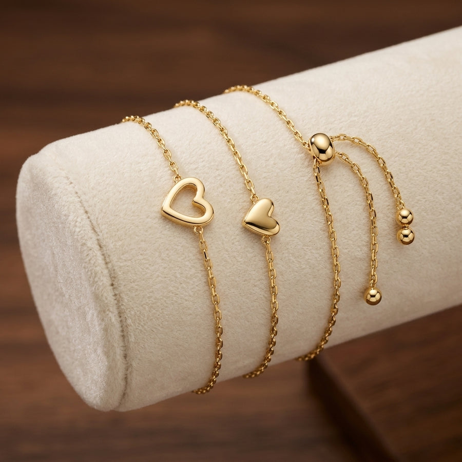 Radiant Heart Bracelets